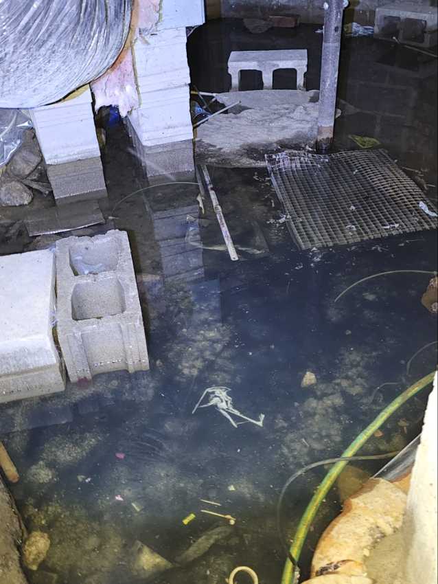 Flooded basement